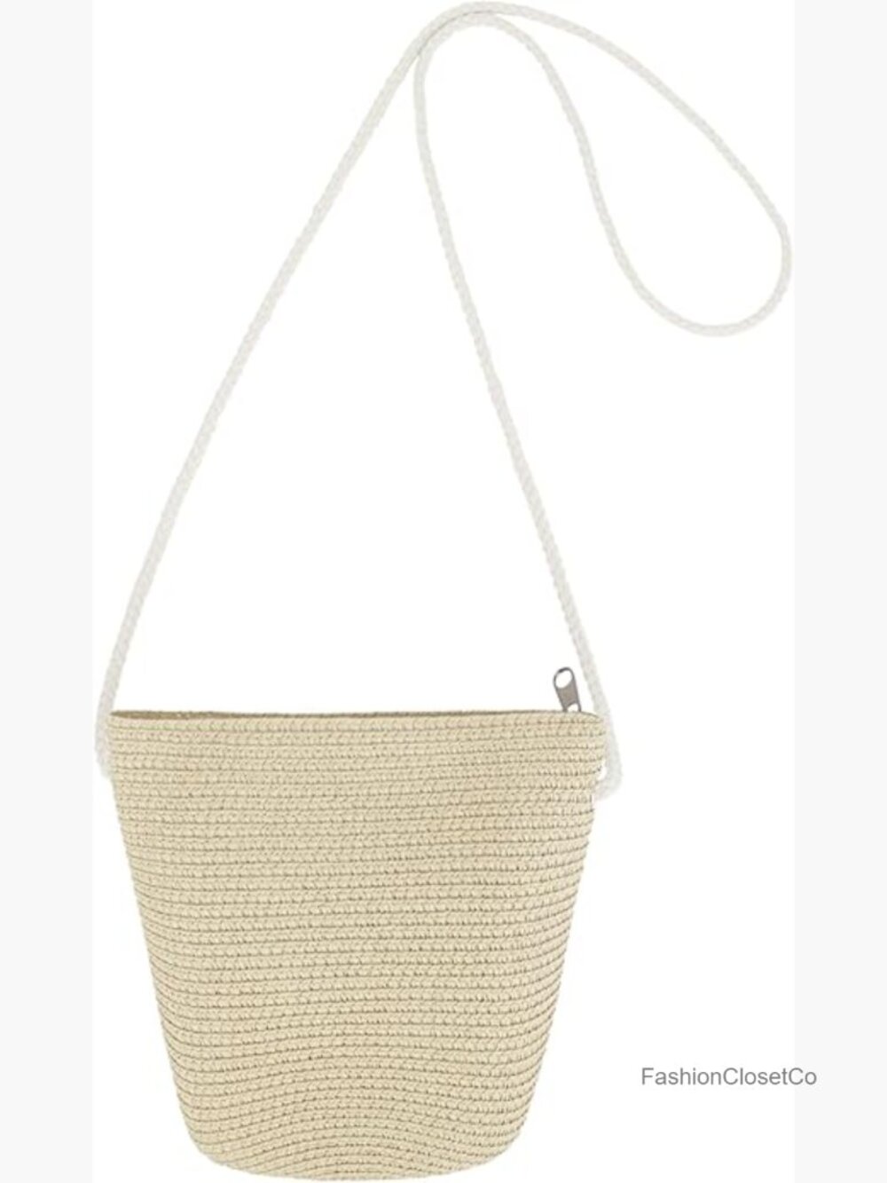 Lightweight Straw Crossbody Bag – Mini Handbag for Essentials, Beach Shoulder